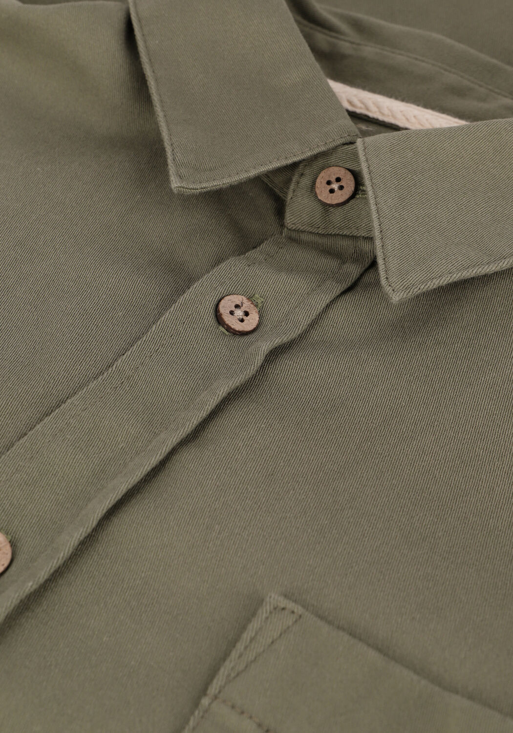 Olijf ANERKJENDT Casual overhemd AKLENNY TWILL SHIRT - large