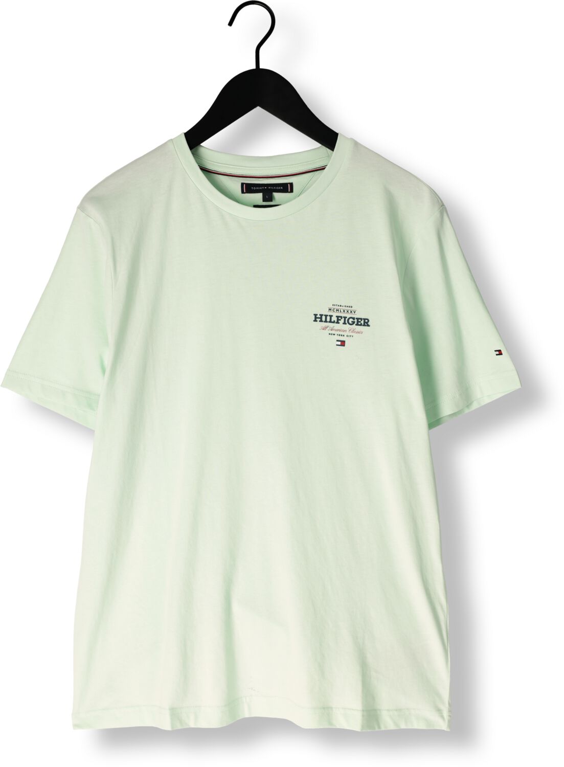 TOMMY HILFIGER Heren Polo's & T-shirts Monotype All American Tee Groen