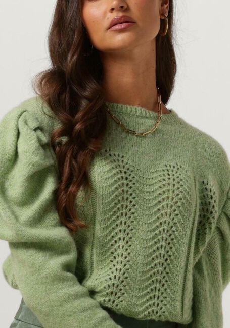Groene AAIKO Trui VLINDER WO 350 - large