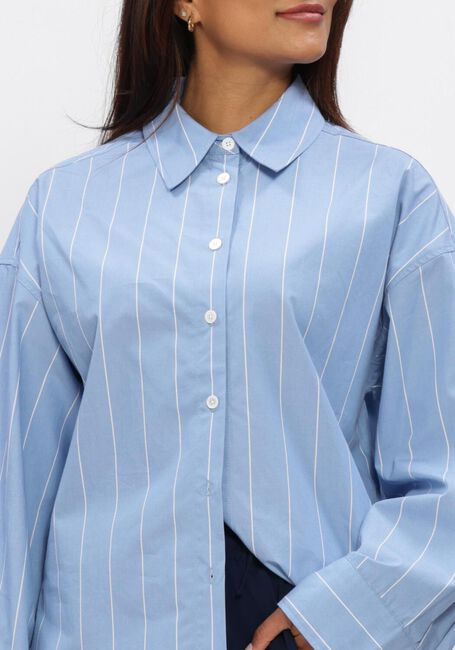 Blauwe CATWALK JUNKIE Blouses DOUBLE PLACKET BLOUSE - large
