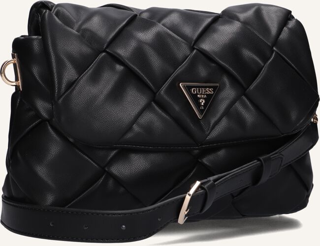 Zwarte GUESS Schoudertas ZAINA FLAP SHOULDERBAG Zwarte GUESS Schoudertas ZAINA FLAP SHOULDERBAG - large