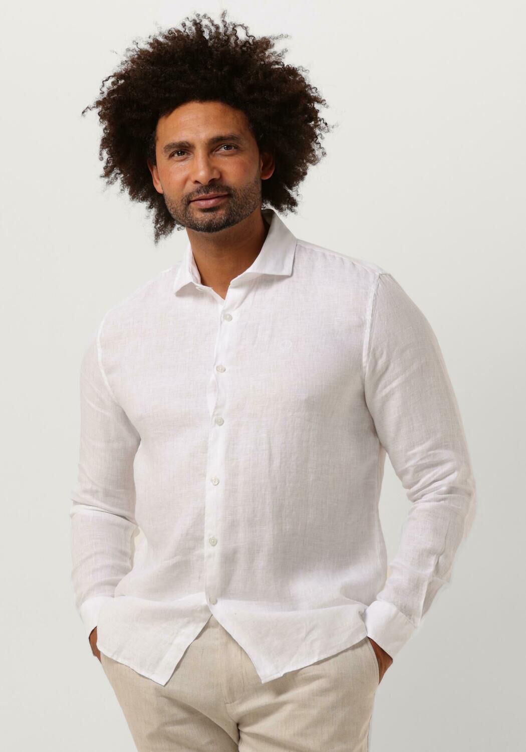 Dstrezzed Casual Ecru Shirt voor Heren White Heren