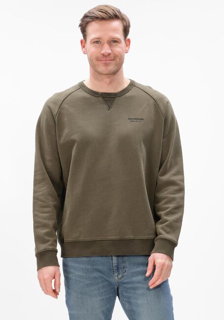 Groene ANERKJENDT Sweater AKSUN JAPANESE SWEAT - large