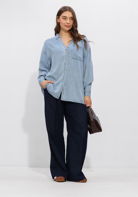 Lichtblauwe ANOTHER LABEL Tops & T-shirts ALBOISY SHIRT L/S - large