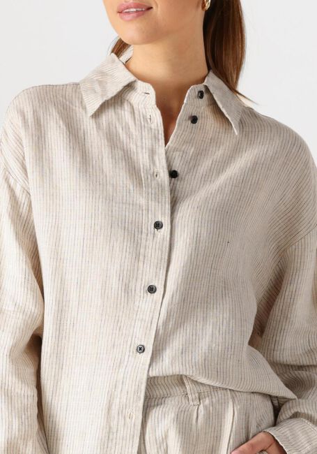 Creme WITHBLACK Blouses WBLWILLOW LS SHIRT - large
