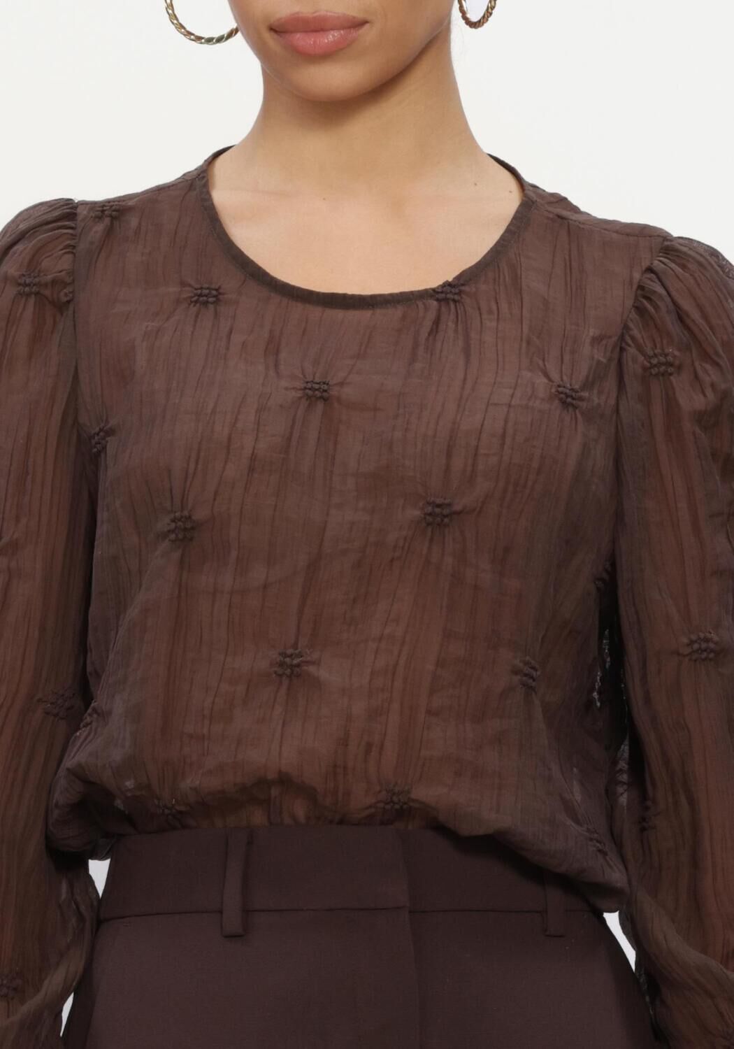 Bruine MSCH COPENHAGEN Top MSCHCAROLINA TOP - large