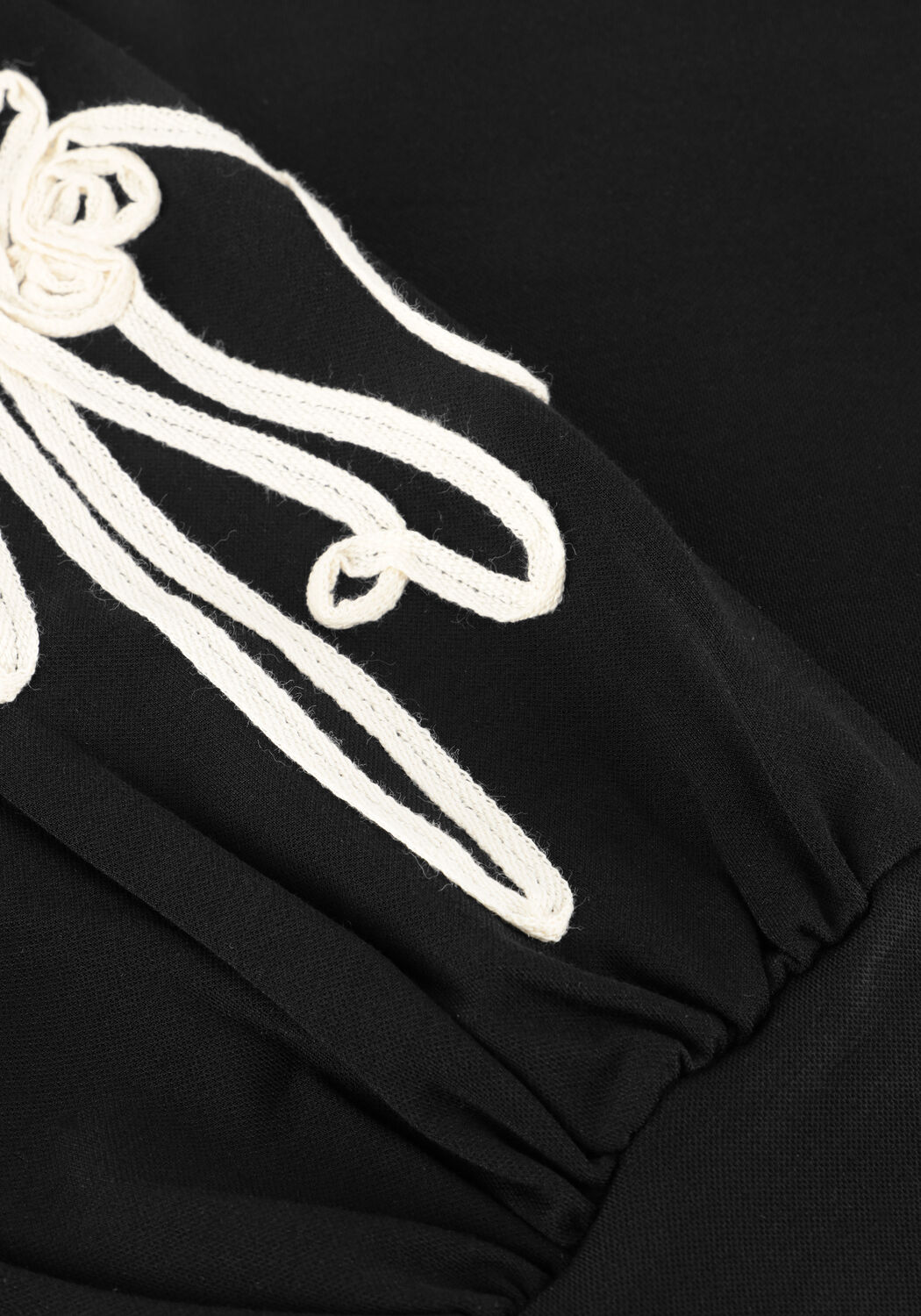 Zwarte OBJECT Trui OBJCAROLINE JOANA L/S TOP - large