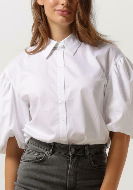 Witte SELECTED FEMME Blouses SLFROBYN 24 PUFF SLEEVE SHIRT B - large
