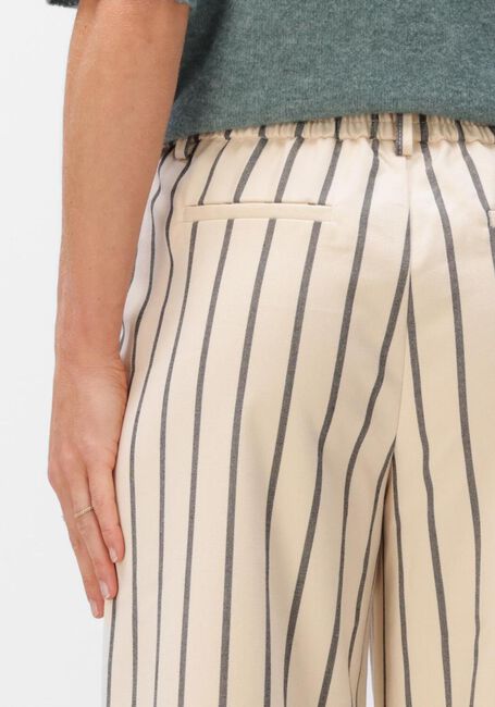 Beige OBJECT Wijde broek OBJLISA WIDE PANT - large