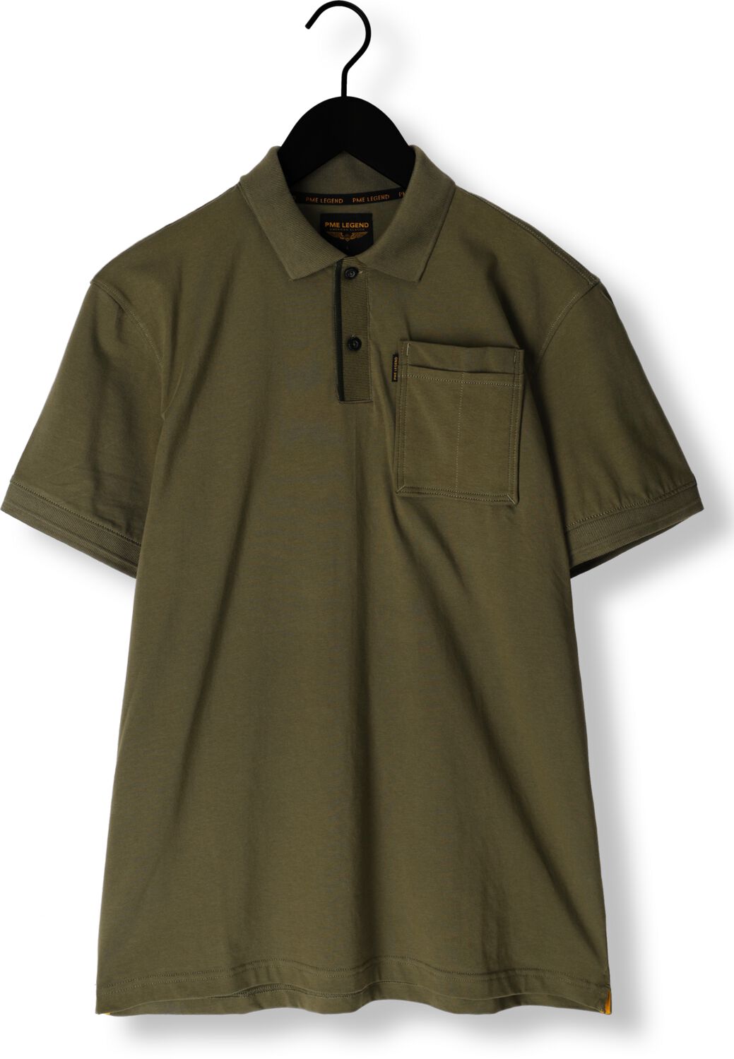 PME LEGEND Heren Polo's & T-shirts Short Sleeve Polo Stretch Jersey Groen