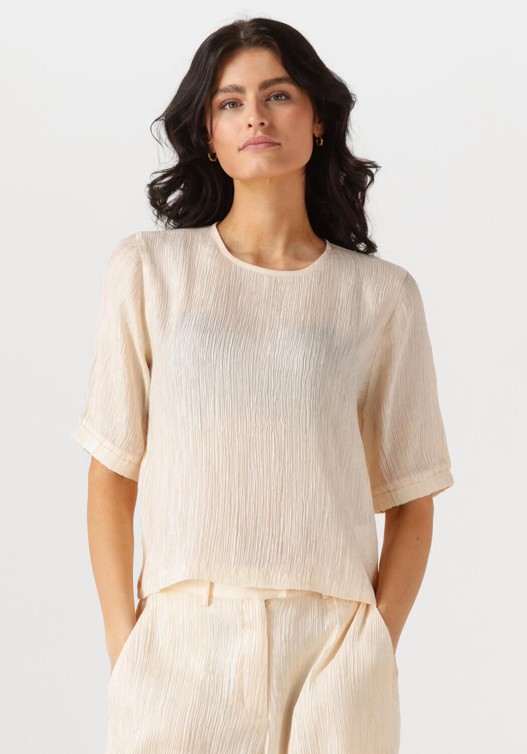 AMAYA AMSTERDAM Dames Tops & T-shirts Danielle Top Ecru