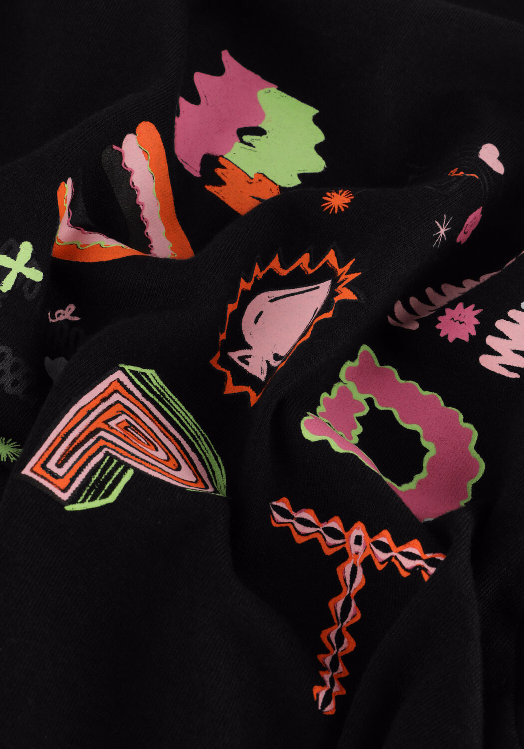 Zwarte REFINED DEPARTMENT T-shirt BRUNA - large