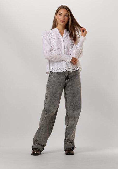 Witte NEO NOIR Blouses MAVIANA EMB BLOUSE - large