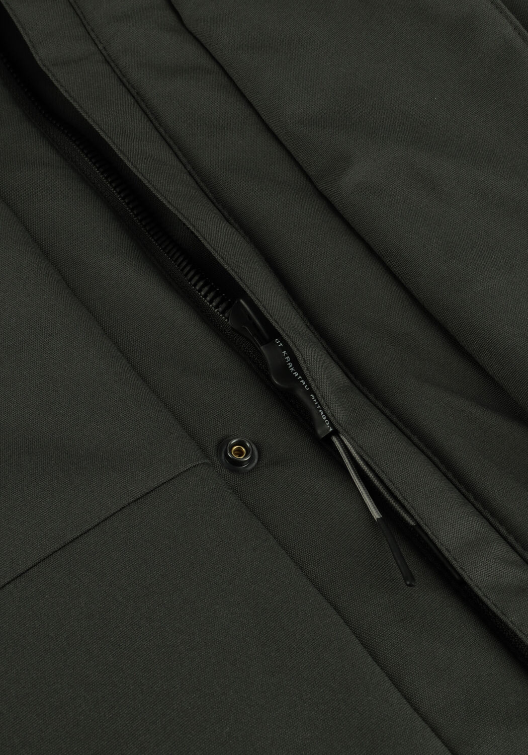 Groene KRAKATAU Gewatteerde jas QM378 - large