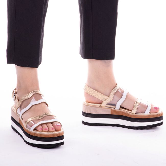 Gouden LAURA BELLARIVA Platte sandalen 3260B Gouden LAURA BELLARIVA Platte sandalen 3260B - large