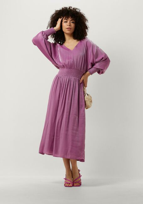 Paarse AAIKO Midi jurk REMY CO 319 - large