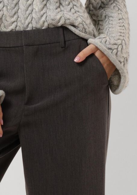 Grijze OBJECT Pantalon OBJSIGRID HW CASUAL PANT NOOS - large