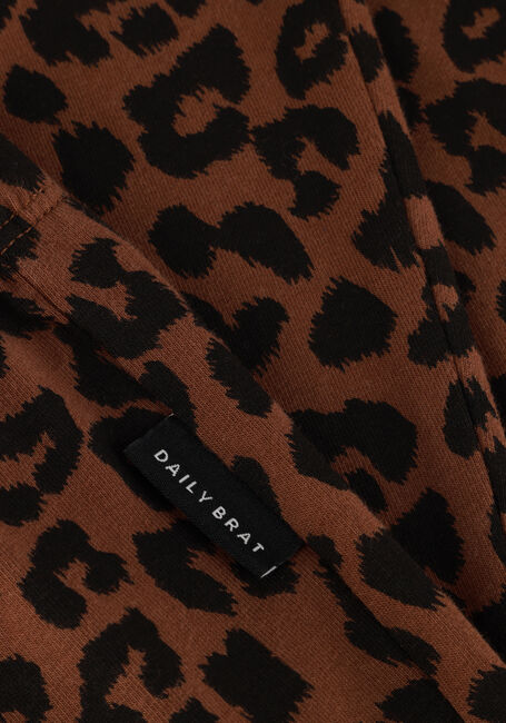 Bruine DAILY BRAT Flared broek LEOPARD FLARED PANTS Bruine DAILY BRAT Flared broek LEOPARD FLARED PANTS - large