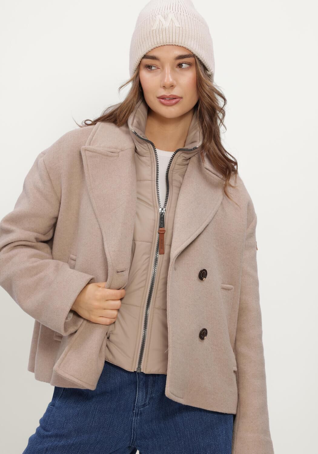 MOSCOW Dames Jassen 01-08-seraphina Beige