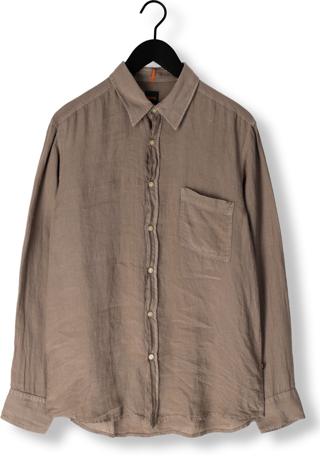 BOSS ORANGE Heren Overhemden Relegant_6 Taupe