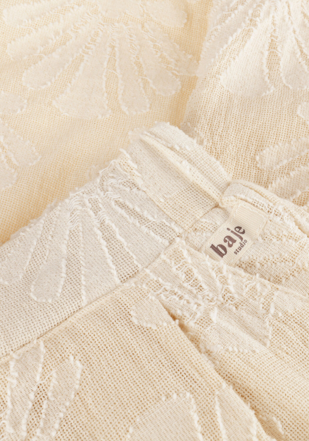 Ecru BAJE STUDIO Pantalon MEDA - large