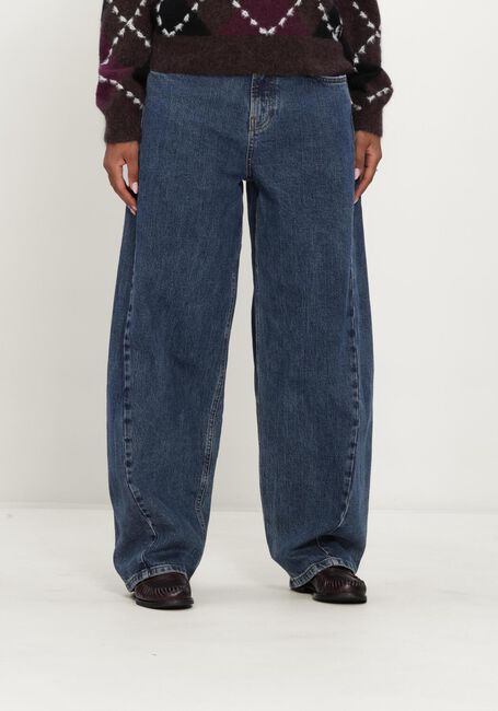 Blauwe STUDIO ANNELOES Wijde broek Frenkie balloon trousers - large