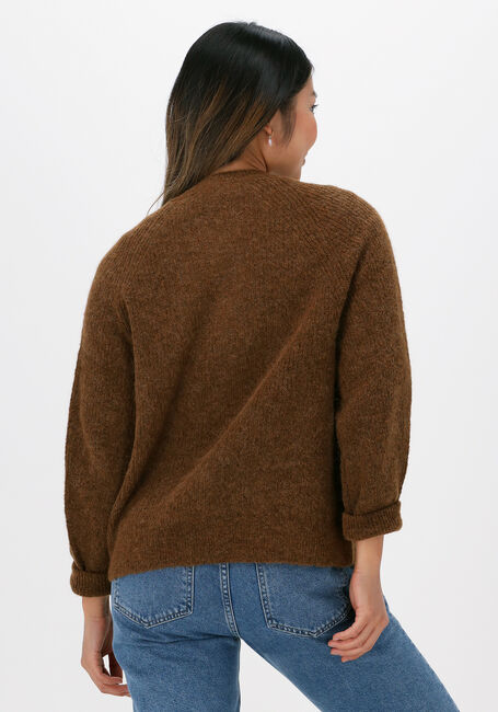Bruine SELECTED FEMME Vest SLFLULU LS KNIT SHORT CARDIGAN - large