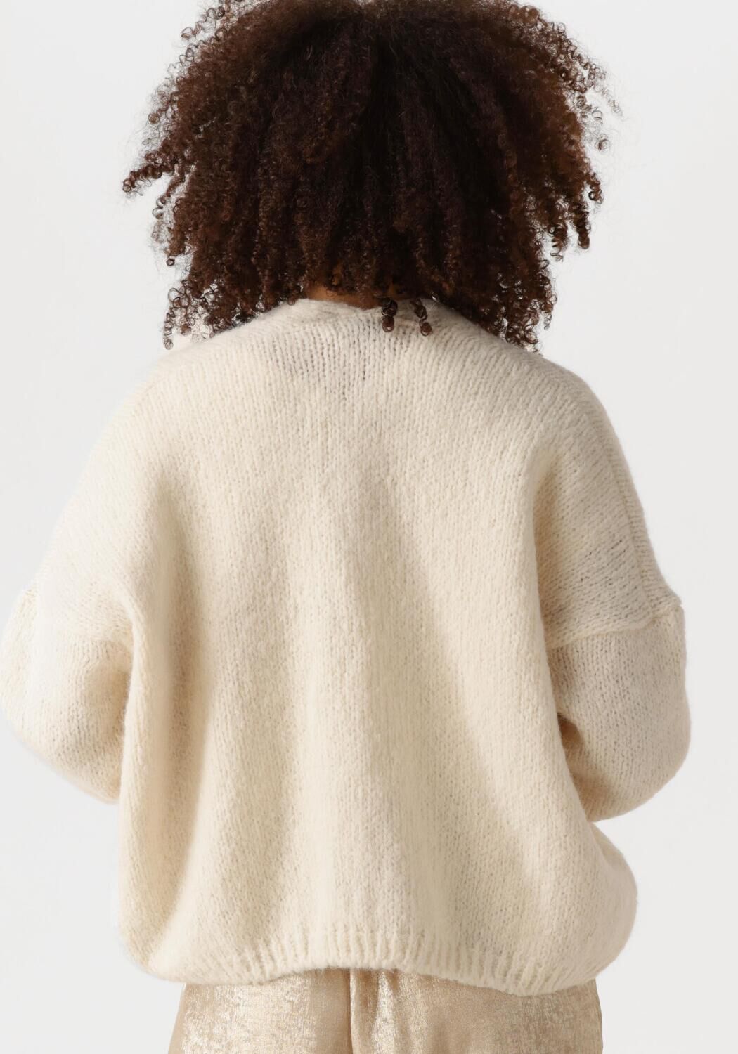 KNIT-TED Dames Truien & Vesten Becky Wit