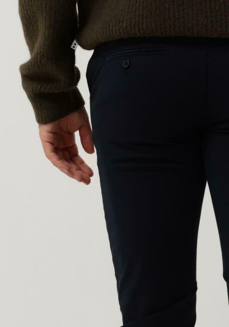 Donkerblauwe SELECTED HOMME Pantalon SLHSLIM-NEW MILES 175 FLEX CHINO - large
