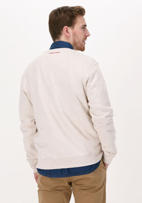 Ecru SCOTCH & SODA Sweater MELANGE CREW-NECK SWEATSHIRT I - large
