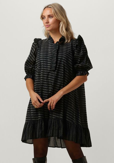 Zwarte NEO NOIR Mini jurk HANI GRAPHIC DRESS - large