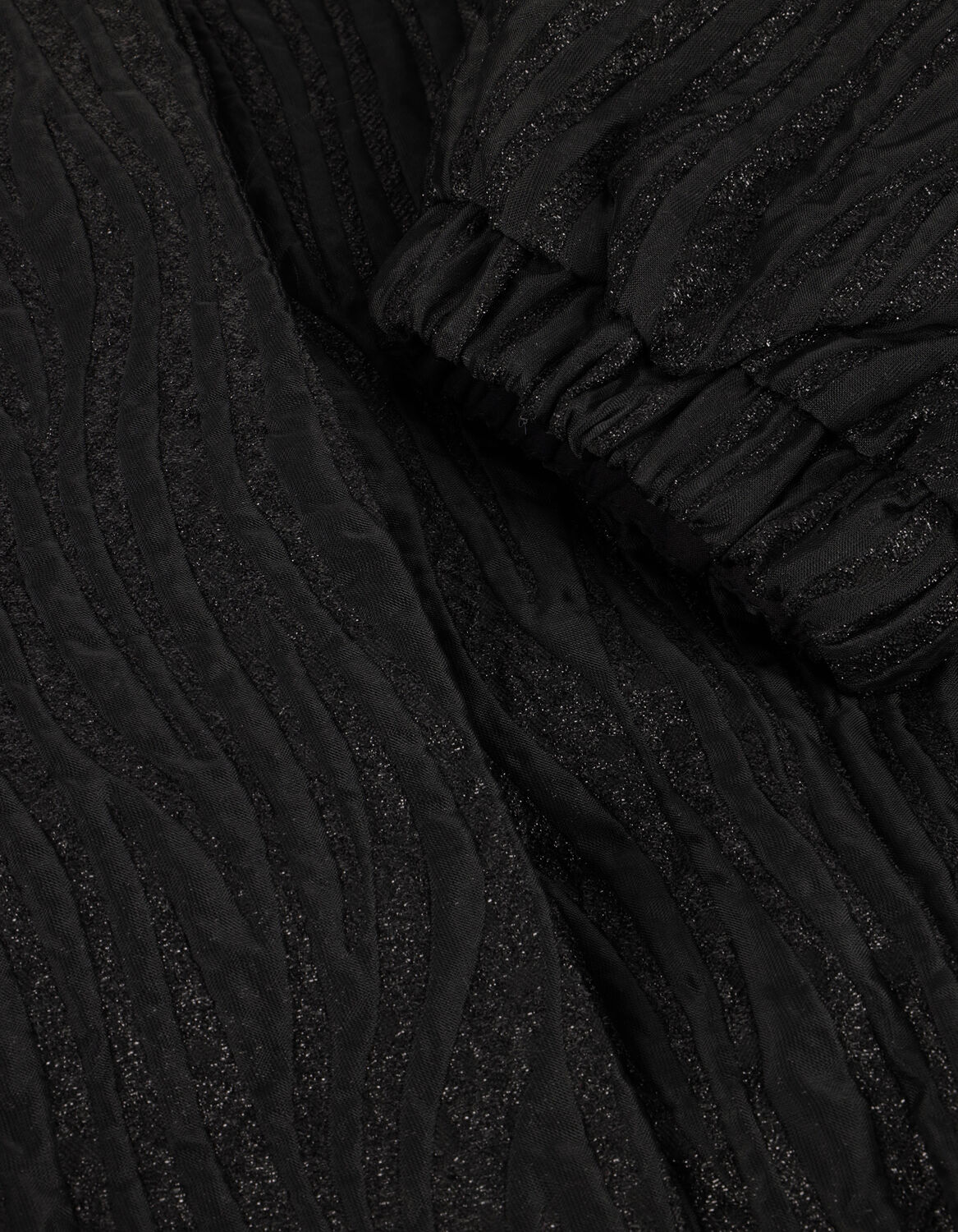 Zwarte COLOURFUL REBEL Jack BENTE ZEBRA LUREX JACQUARD BOMBERJACKET - large