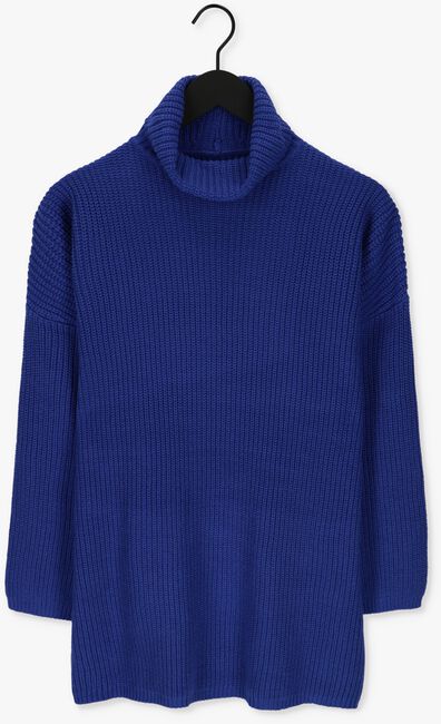 Blauwe ANOTHER LABEL Mini jurk MYRA KNITTED PULL L/S - large
