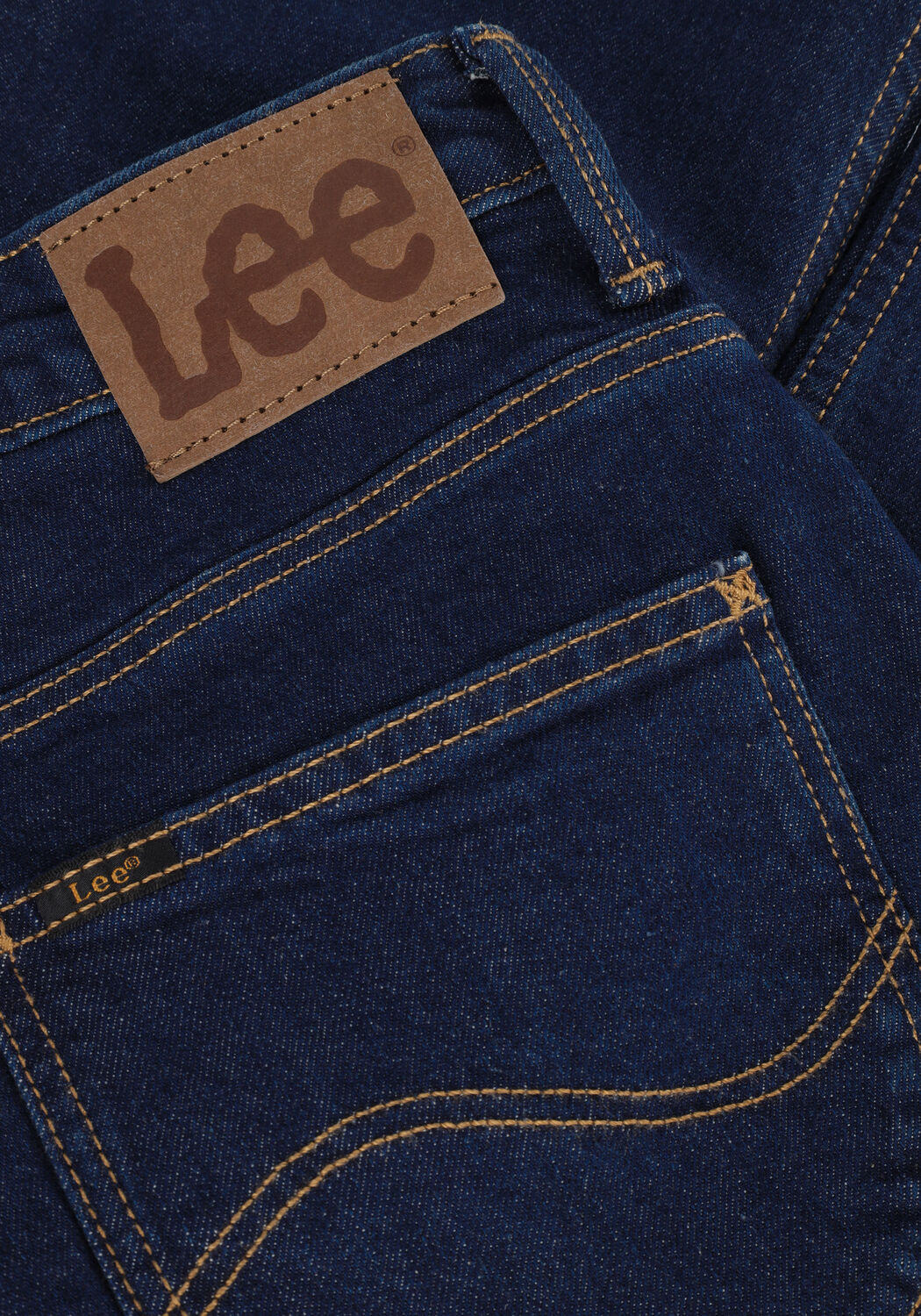 Donkerblauwe LEE Straight leg jeans BREESE FLARE - large
