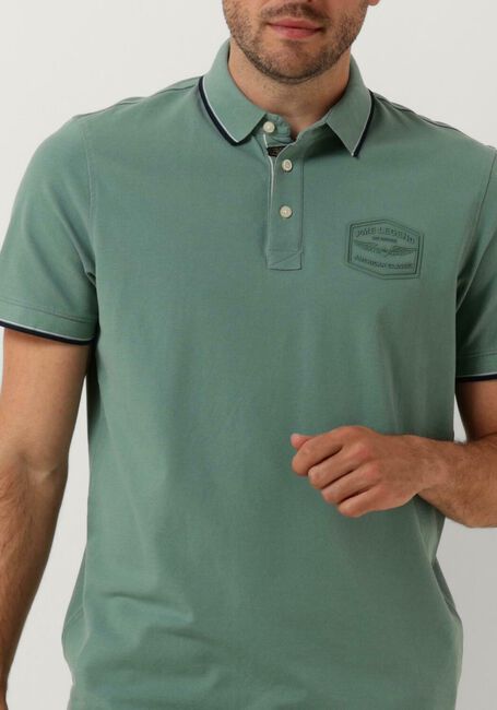 Blauwe PME LEGEND Polo SHORT SLEEVE POLO STRETCH PIQUE PACKAGE - large