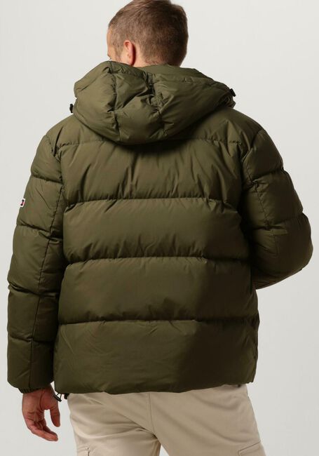 Groene TOMMY JEANS Gewatteerde jas TJM ESSENTIAL DOWN JACKET - large