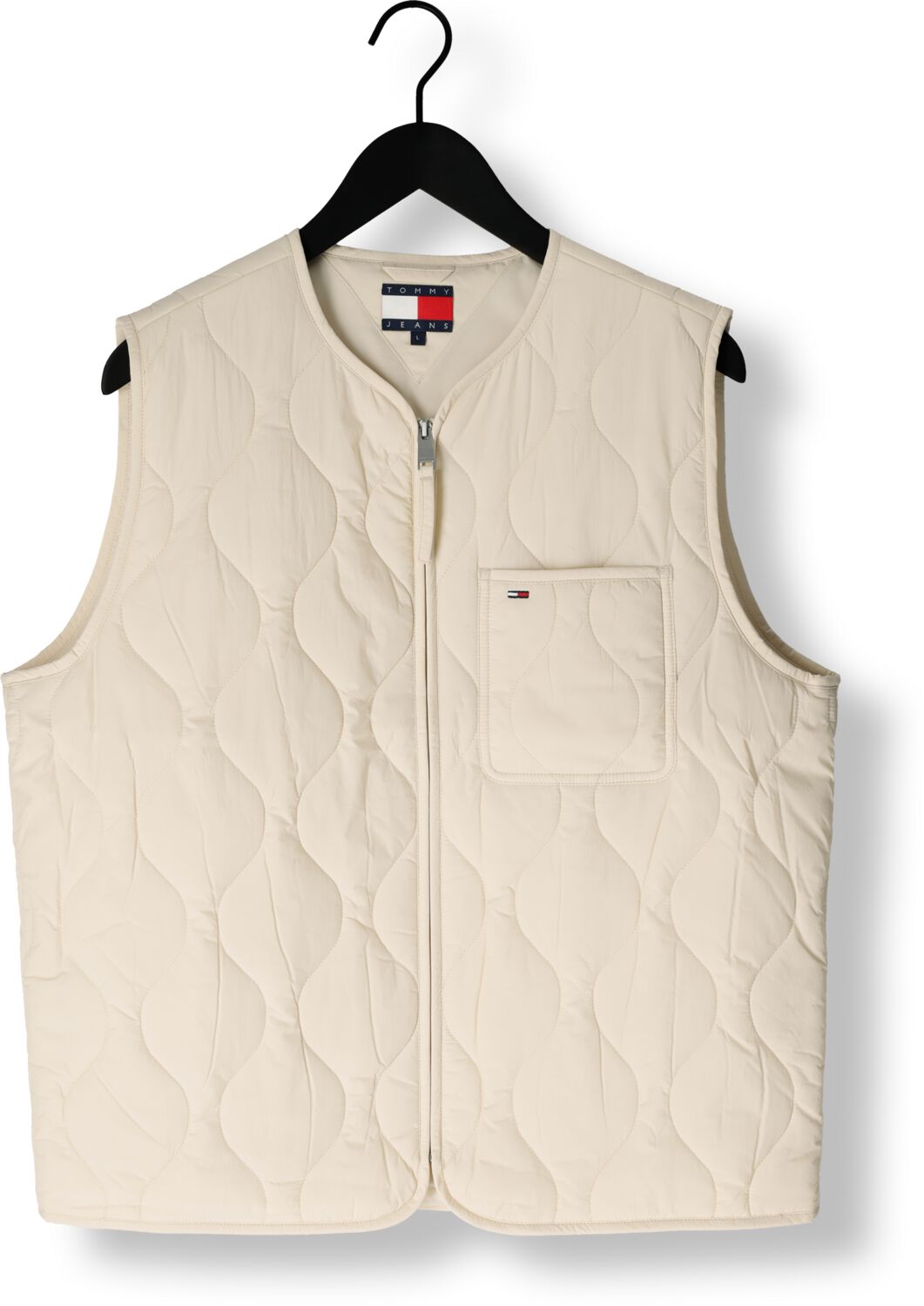 TOMMY JEANS Heren Jassen Tjm Quilted Vest Ext Wit