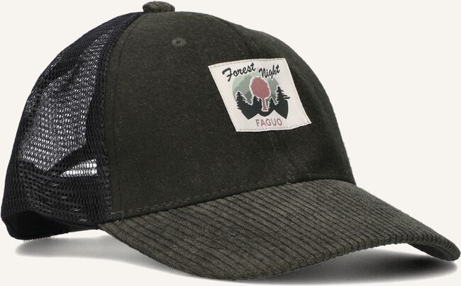 Groene FAGUO Pet TRUCKER CAP HEADS WOOL Groene FAGUO Pet TRUCKER CAP HEADS WOOL - large