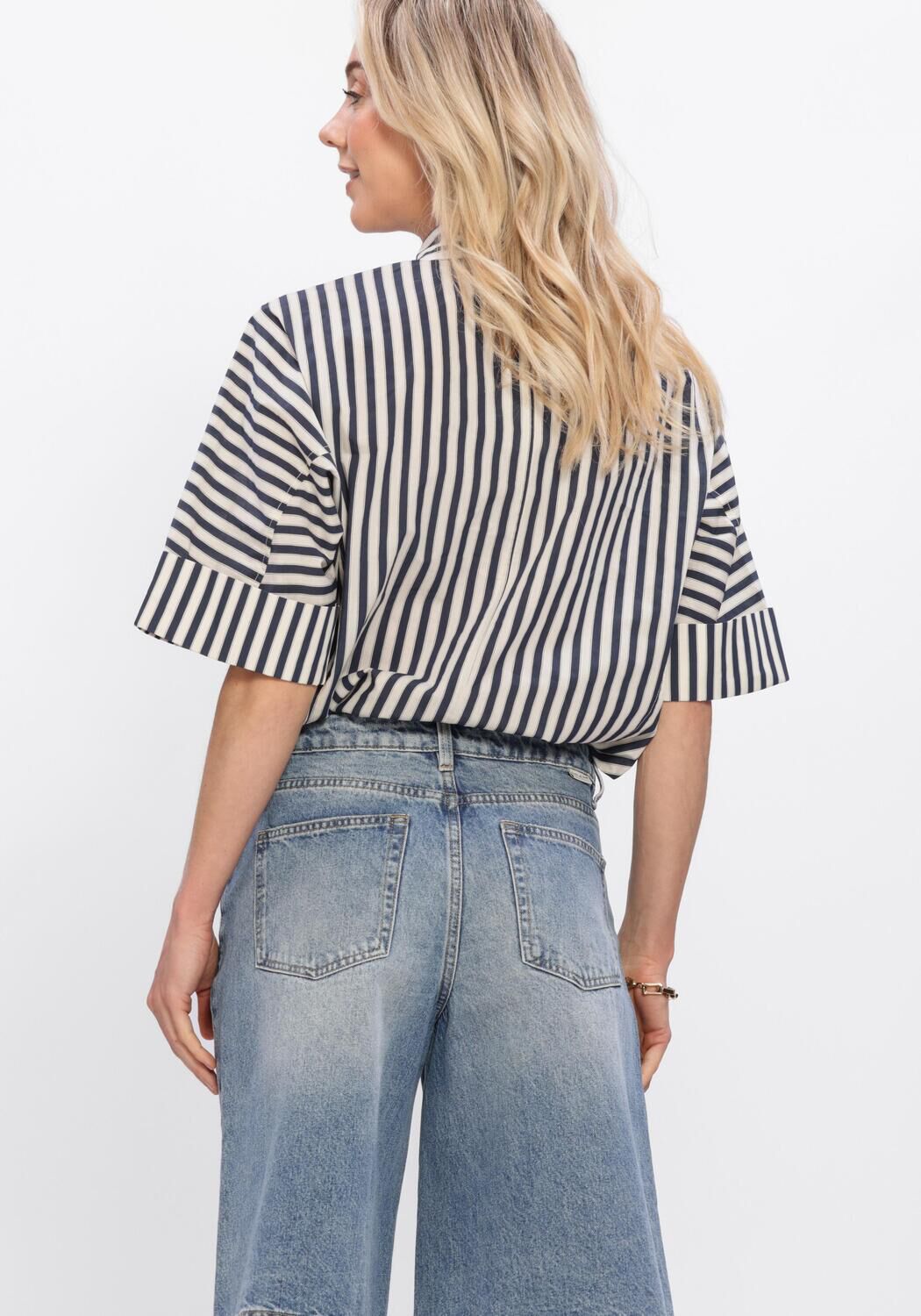 Blauwe CIRCLE OF TRUST Blouses MAUREEN BLOUSE - large