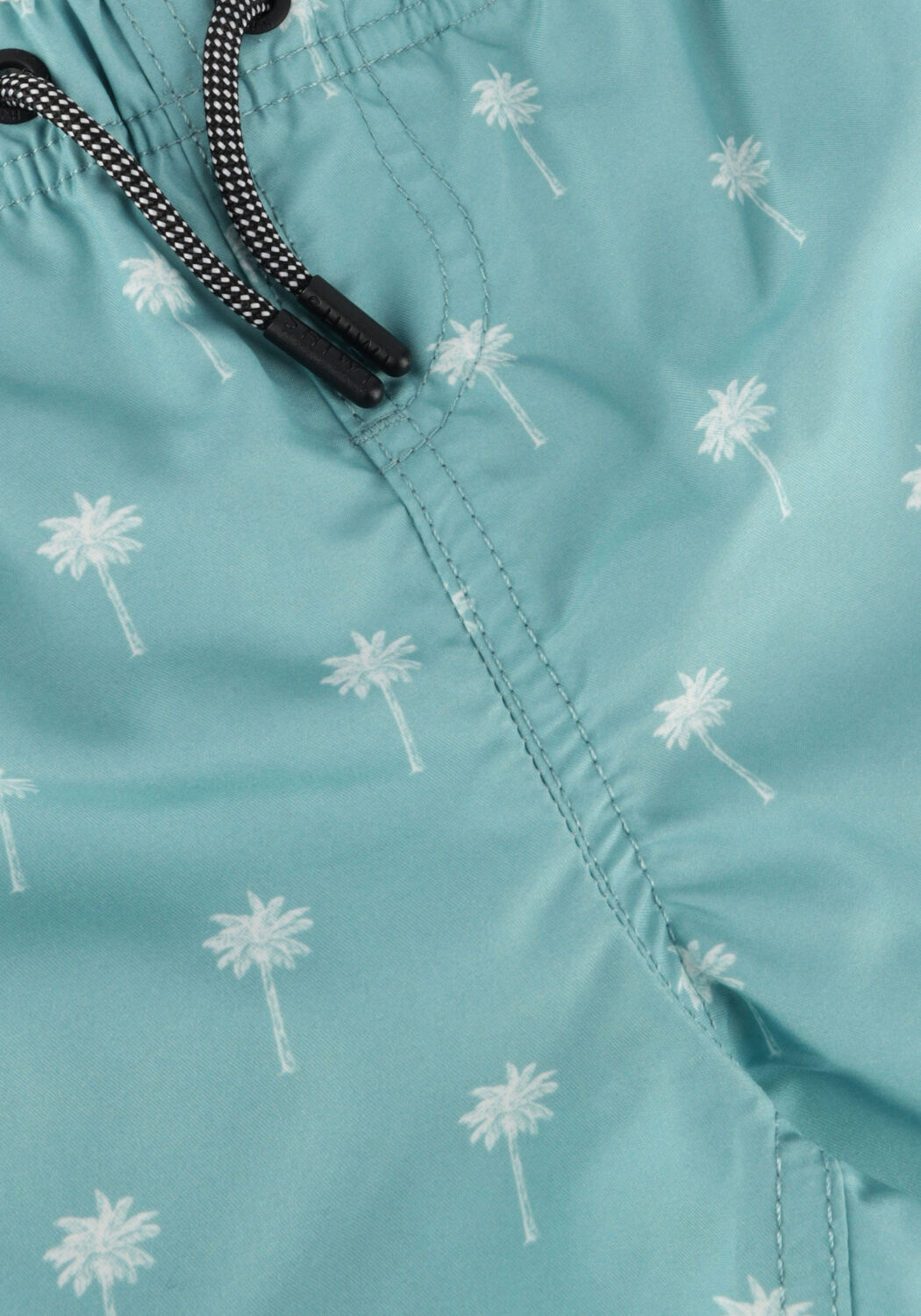 Blauwe SHIWI Zwembroeken SWIMSHORT SCRATCHED SHIWI PALM - large