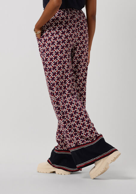 Rode TOMMY HILFIGER Wijde broek MONOGRAM PULL ON PANT - large