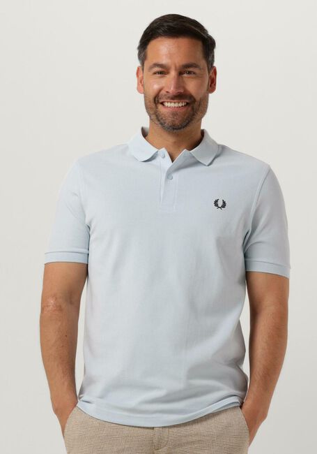 Lichtblauwe FRED PERRY Polo PLAIN FRED PERRY SHIRT - large