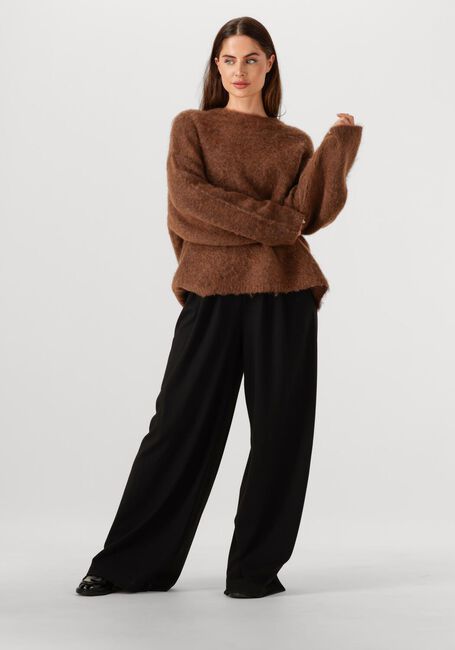 Zwarte EDITED Wijde broek JENNA TROUSERS - large