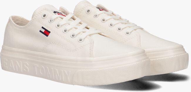 Witte TOMMY JEANS Lage sneakers TOMMY JEANS FLATFORM SNEAKER - large