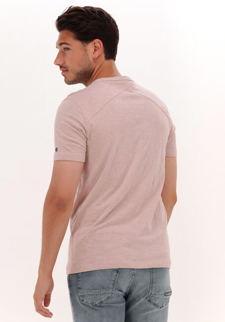 Lichtroze CAST IRON T-shirt SHORT SLEEVE R-NECK SLUB JERSEY - large