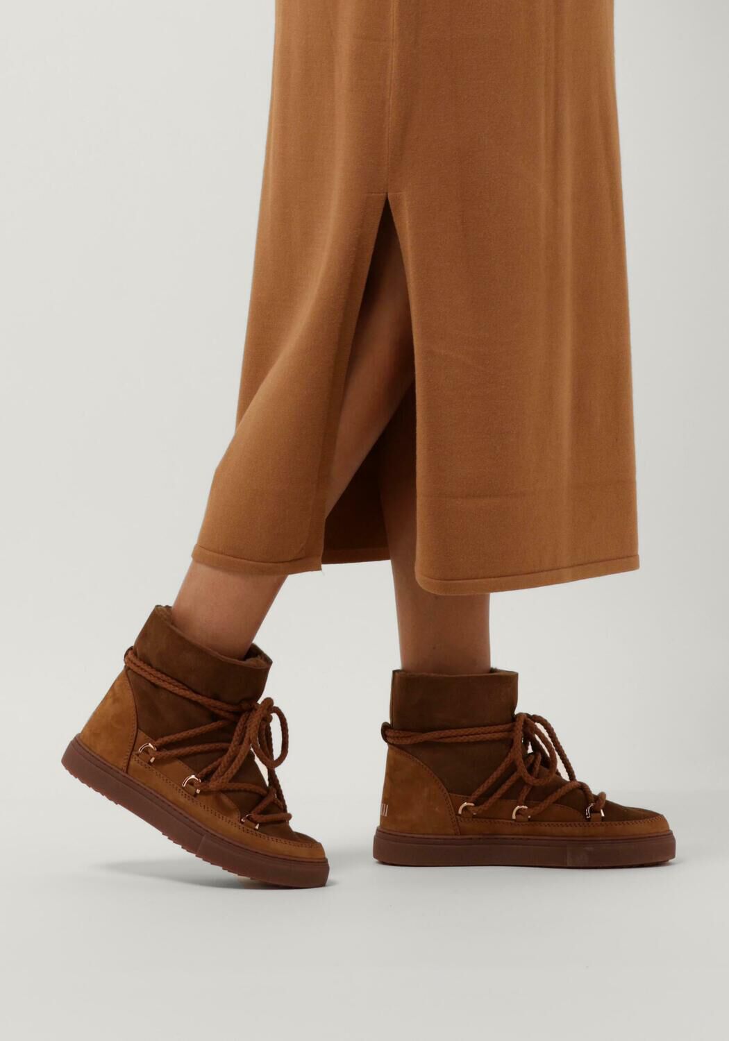 Bruine INUIKII Vachtlaarzen CLASSIC NABUK - large