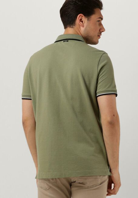 Olijf VANGUARD Polo SHORT SLEEVE POLO COTTON POLY WAFFLE STRUCTURE - large