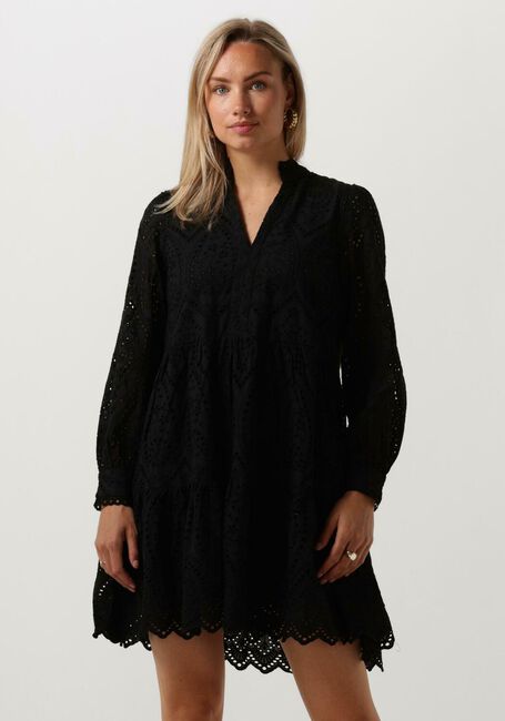 Zwarte Y.A.S. Mini jurk YASHOLI LS DRESS - large