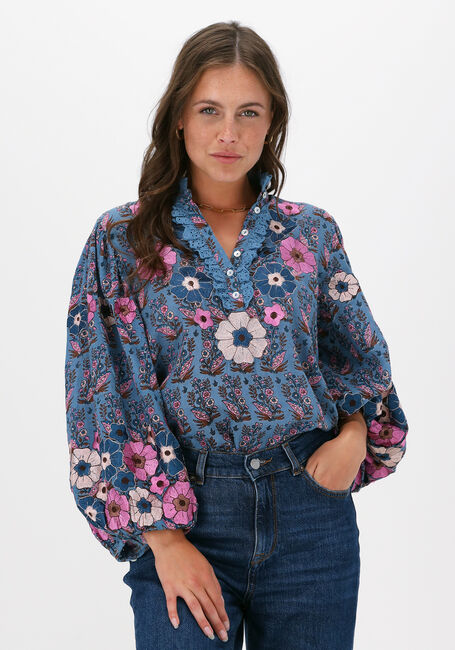 Blauwe ANTIK BATIK Blouses PAULINE BLOUSE - large