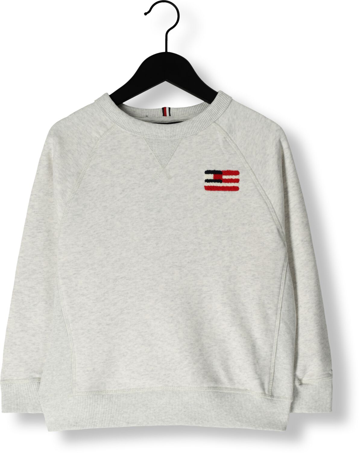 TOMMY HILFIGER Jongens Truien & Vesten Hilfiger Flag Relaxed Sweatshirt Grijs